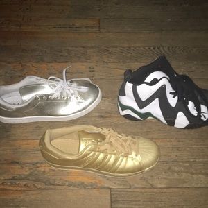Adidas size 8 Reebox size 8